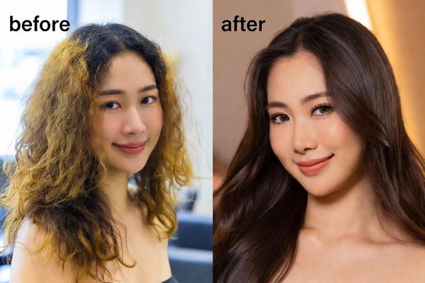 Ảnh bìa bài viết: Từ tóc hư tổn nặng đến mái tóc khỏe mượt