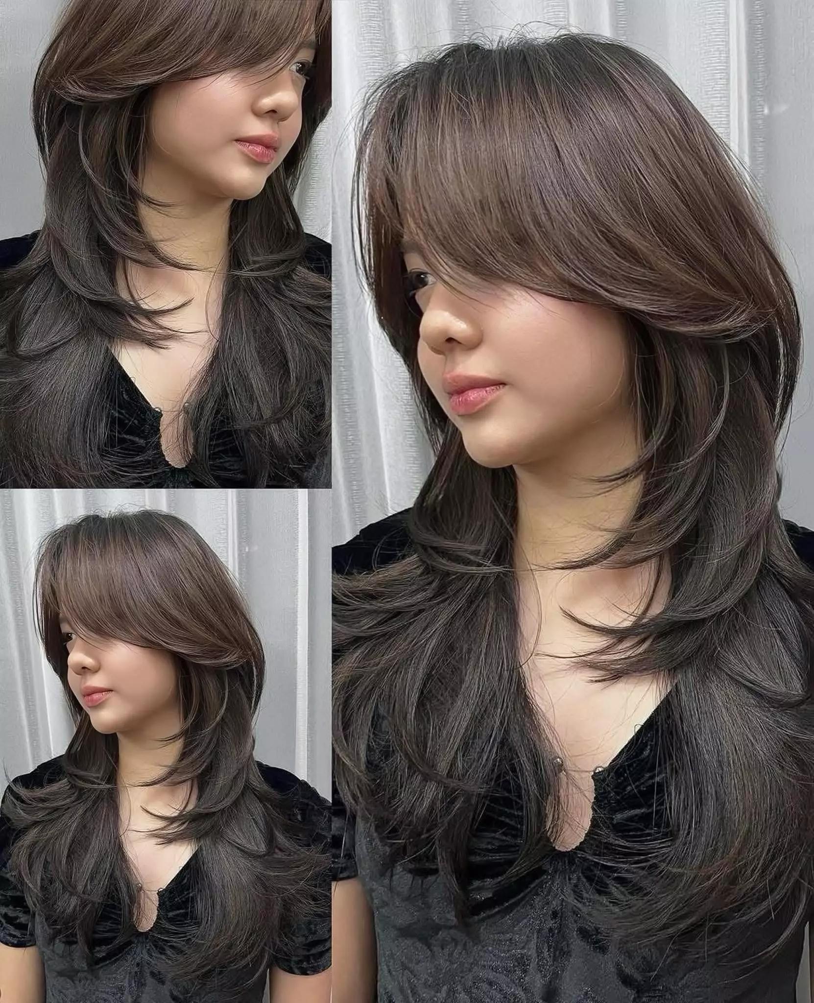 Kiểu tóc Layer Dài Tự Nhiên nữ tại Salon Louis Hair Rạch Giá Kiên Giang