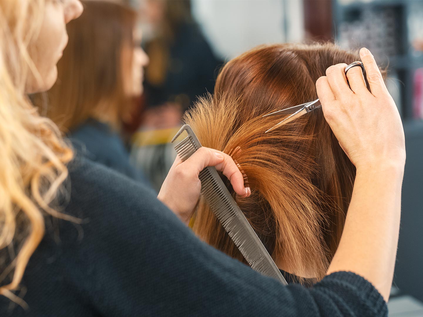 Mẫu tóc thực tế của dịch vụ Cắt tóc nữ tại Salon Louis