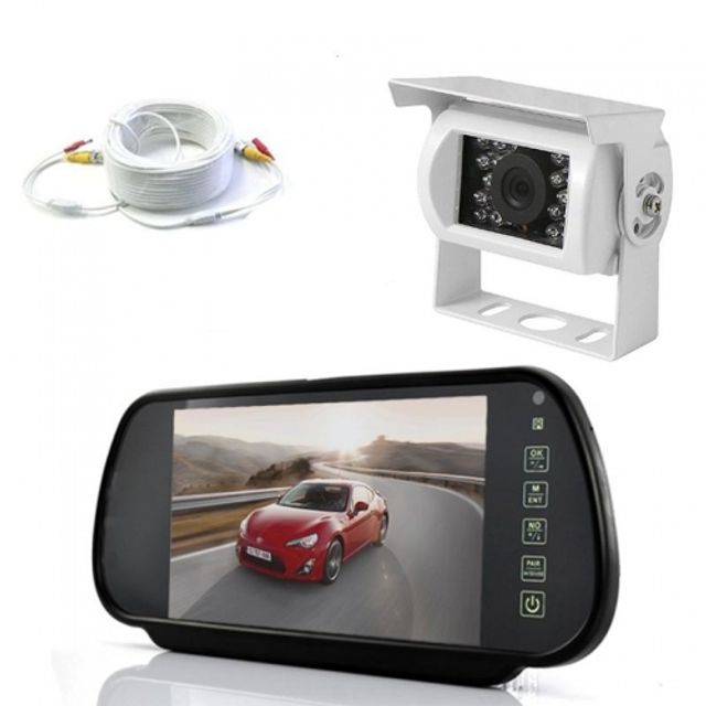 Retrocamera e monitor a specchio