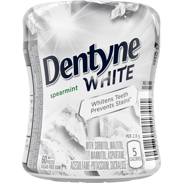 Dentyne WHITE Spearmint Bottle Dentyne Canada