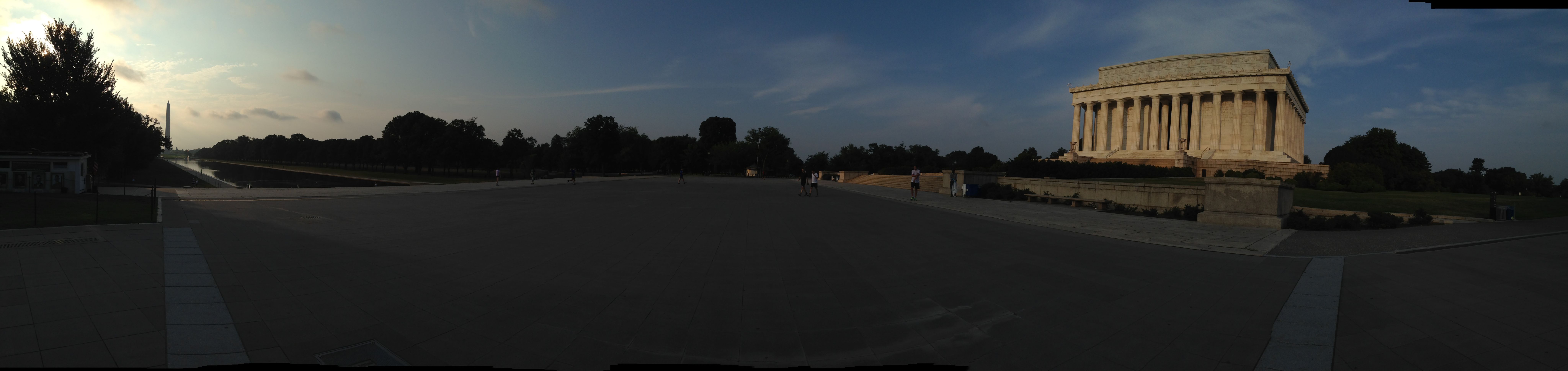 この辺りをジョギング、映画でもよく使われるところ