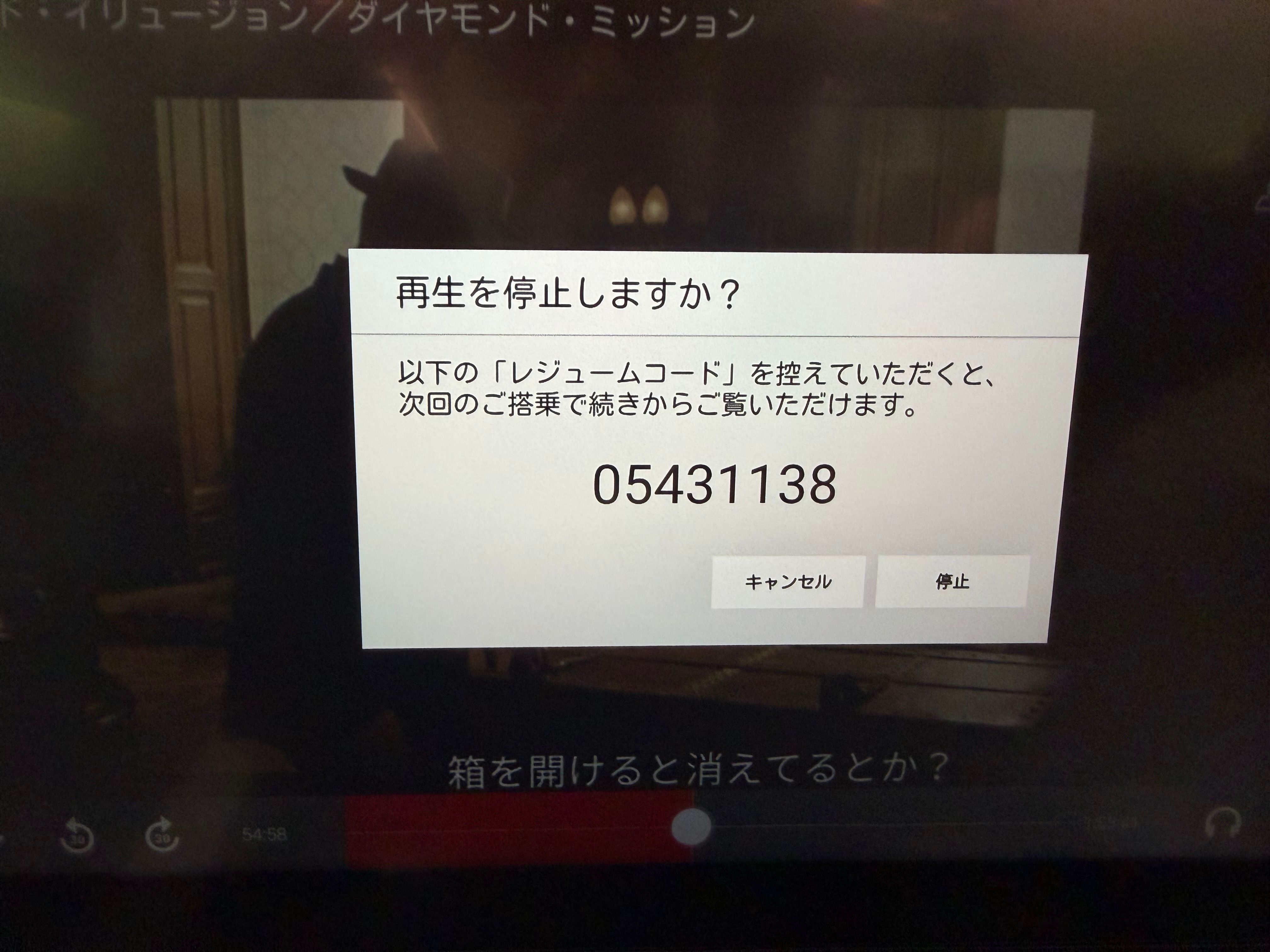 国内線のキーは利用できず
