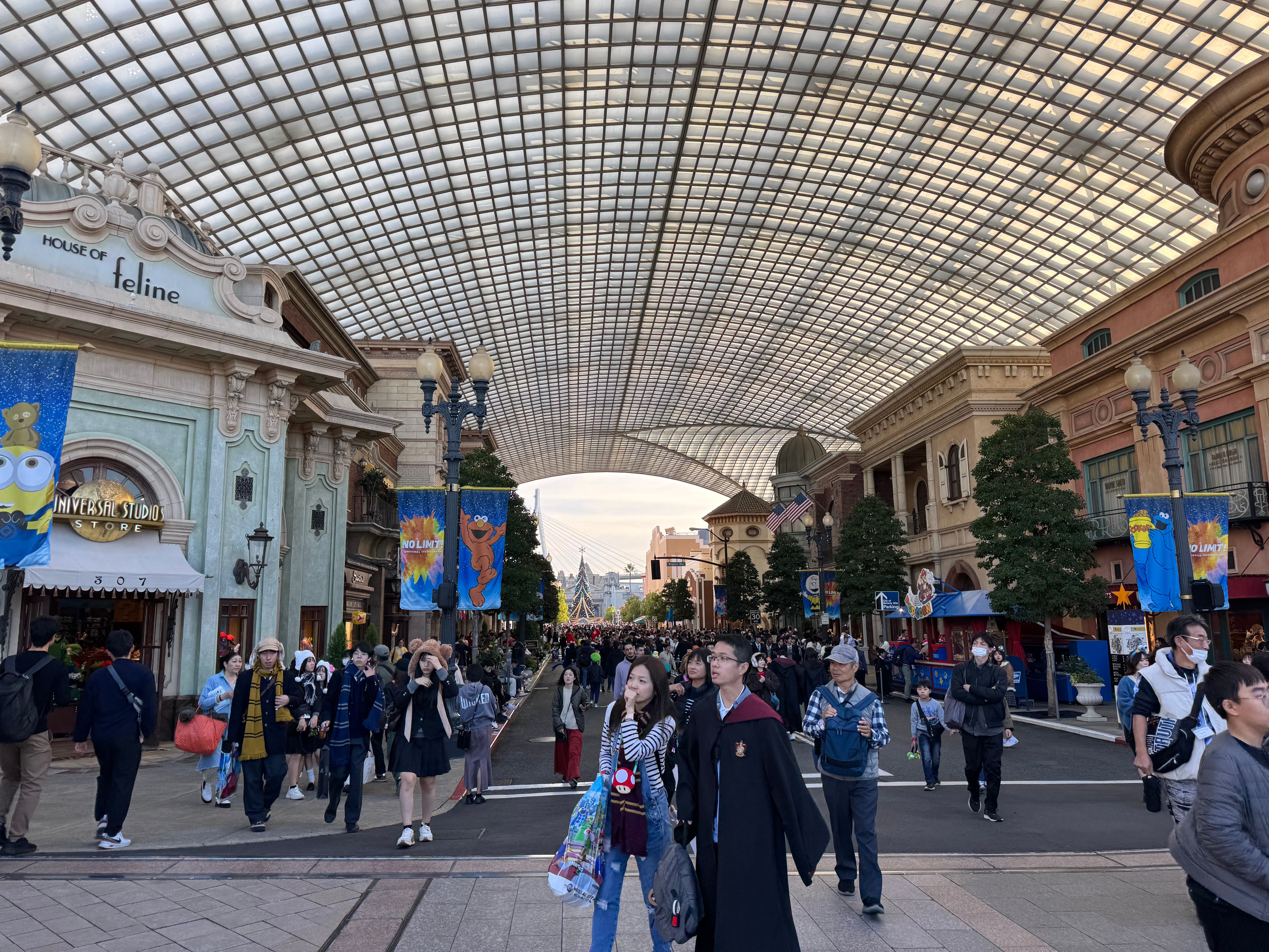 ユニバーサルスタジオに入る