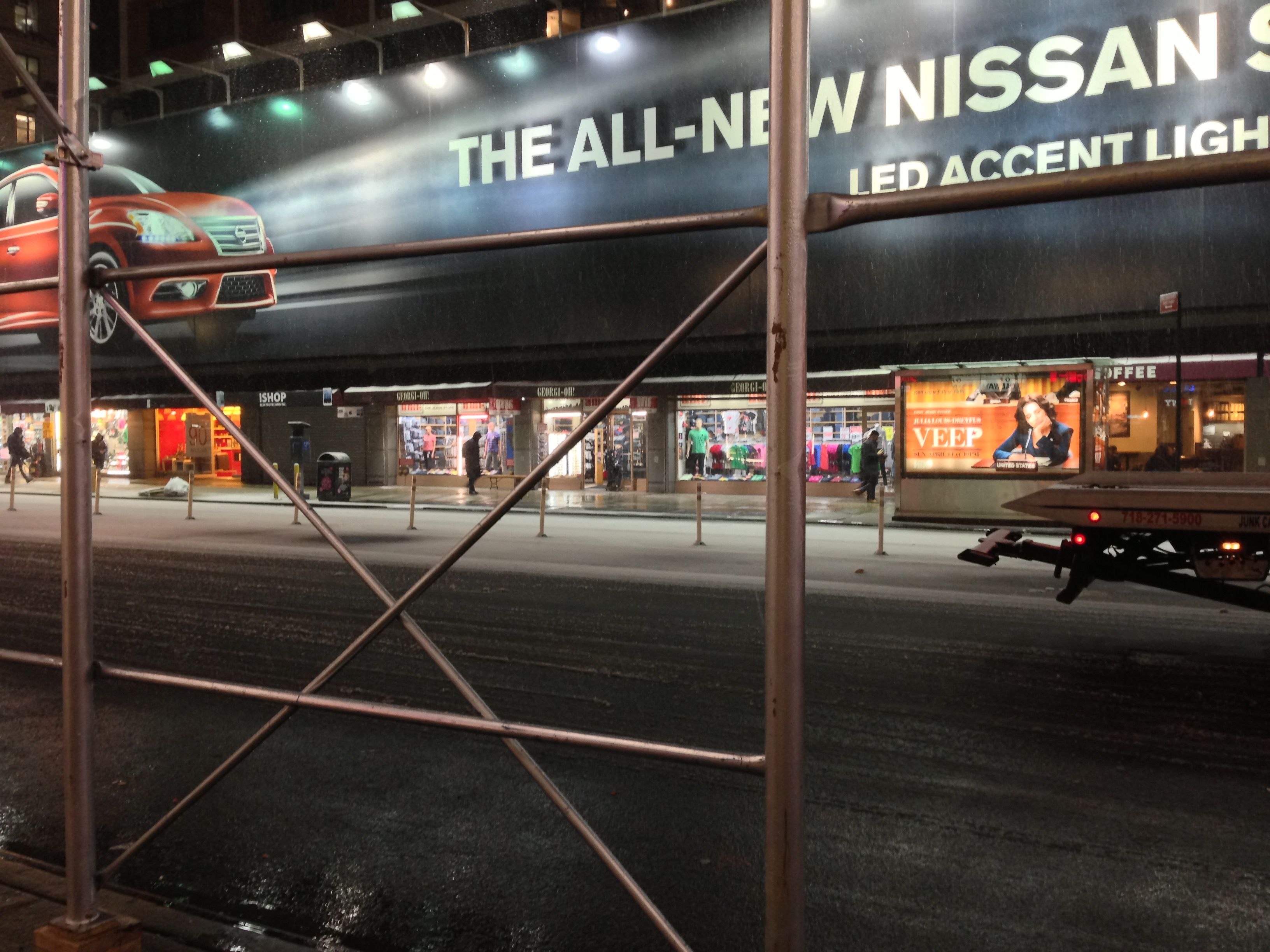 雪のニューヨーク