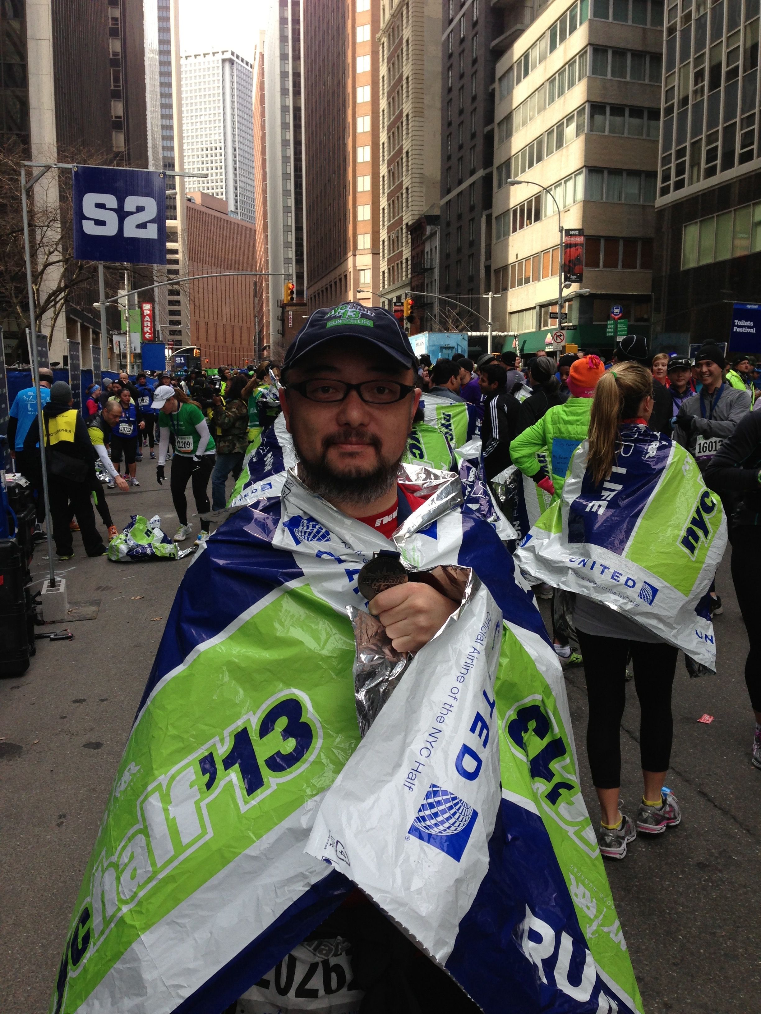 ゴールの記念写真