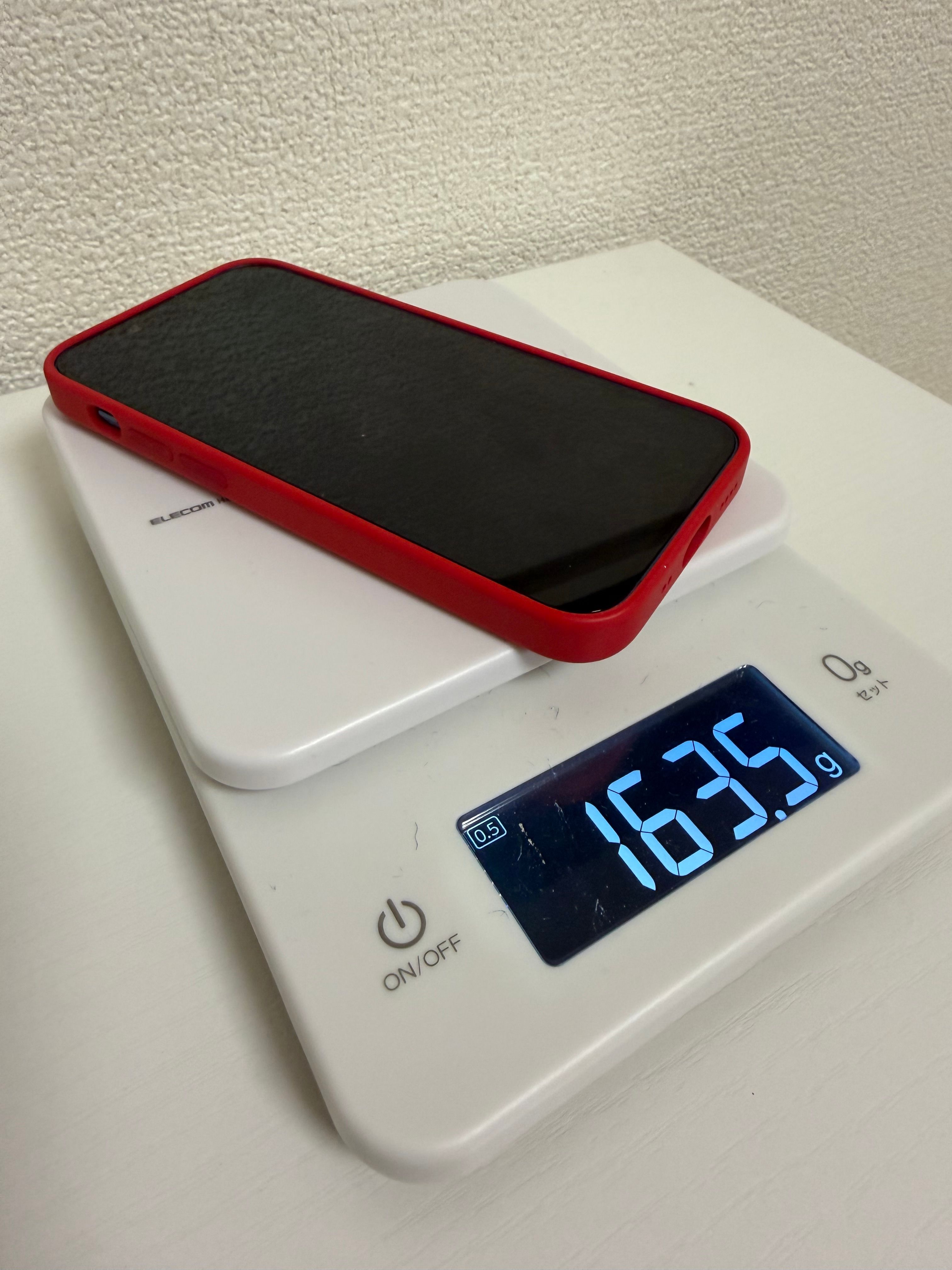 iPhone 13 mini はやっぱり軽い