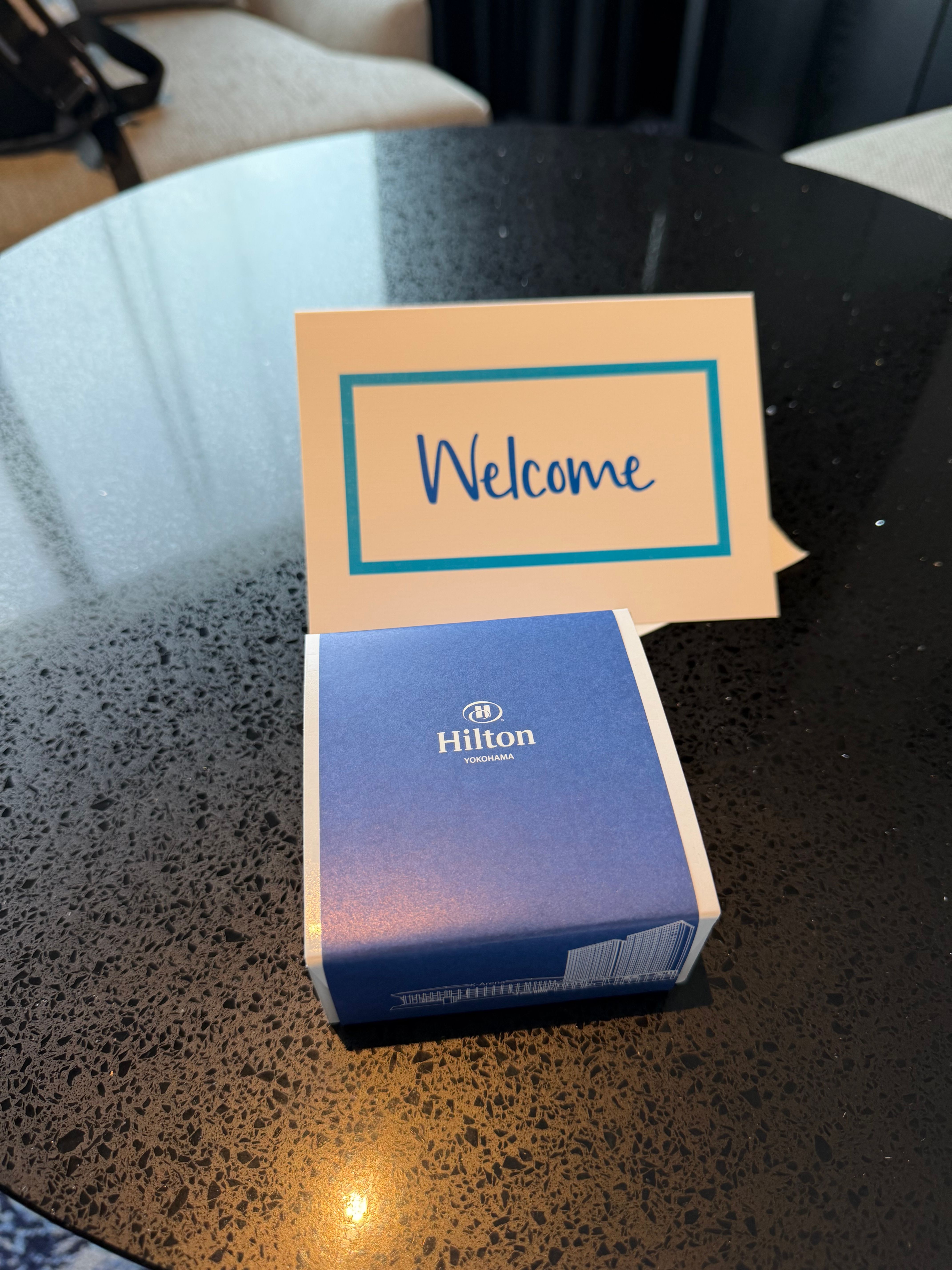 Welcome のお菓子