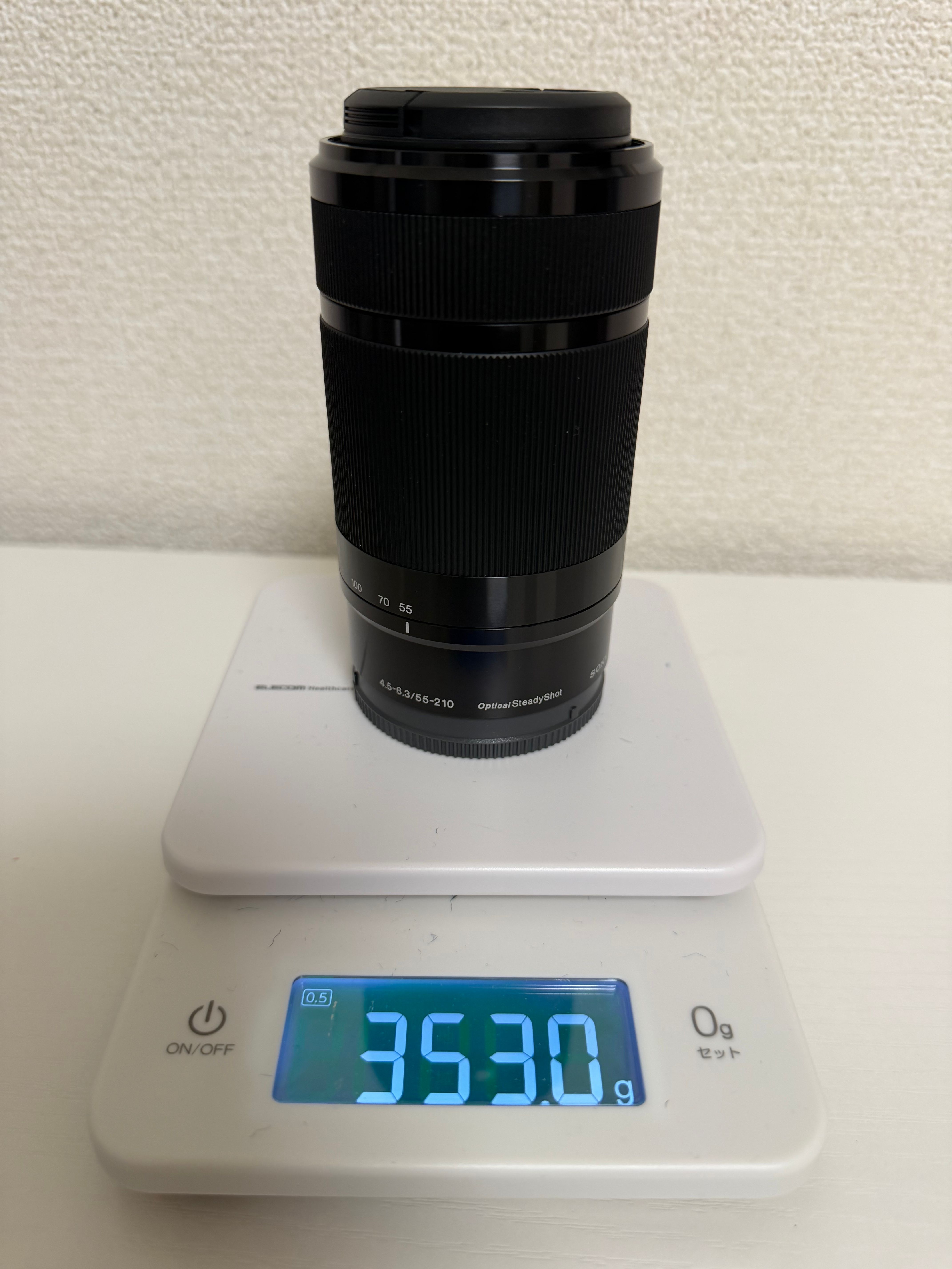 重量は 353g でそこそこの重さ