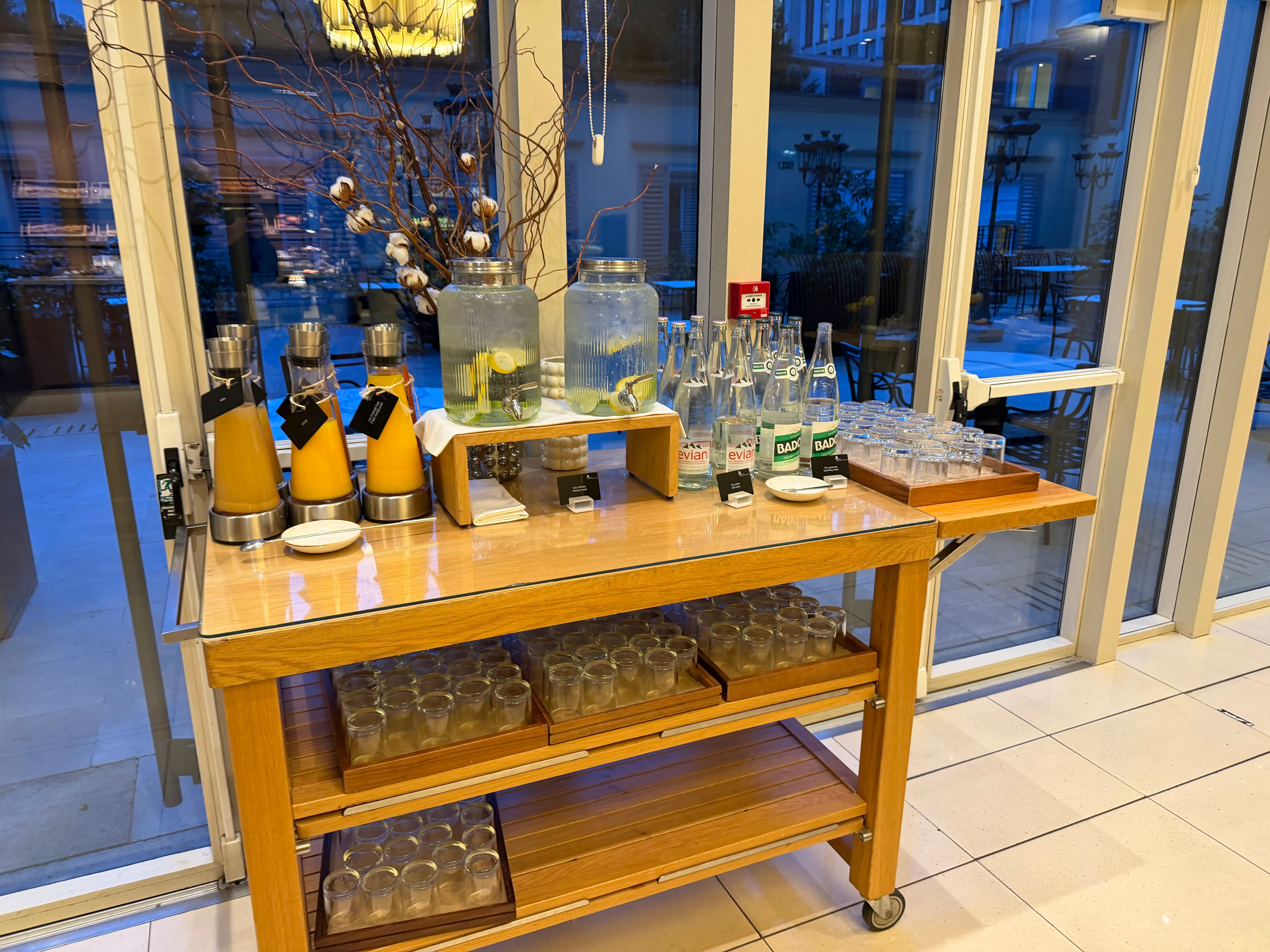 せっかくなのでオレンジジュースを毎日飲んでました