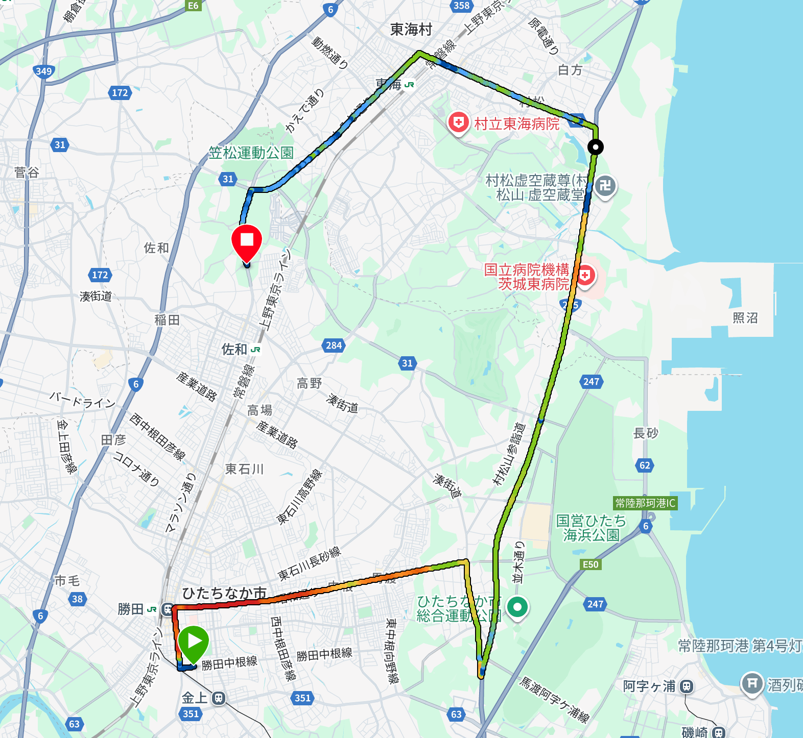 ゴールできなかったの図