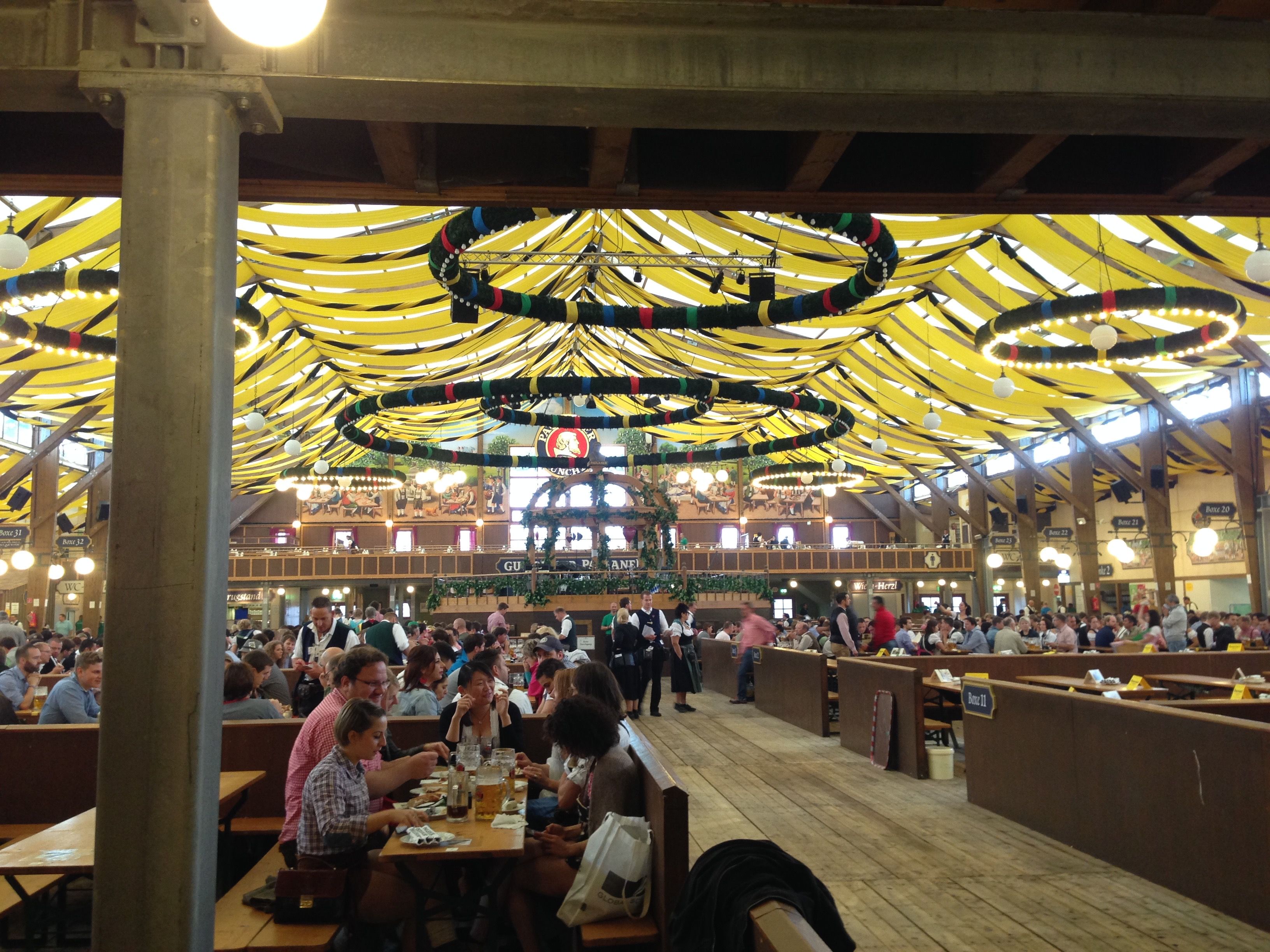 オクトーバーフェストの本場はサイズが違う