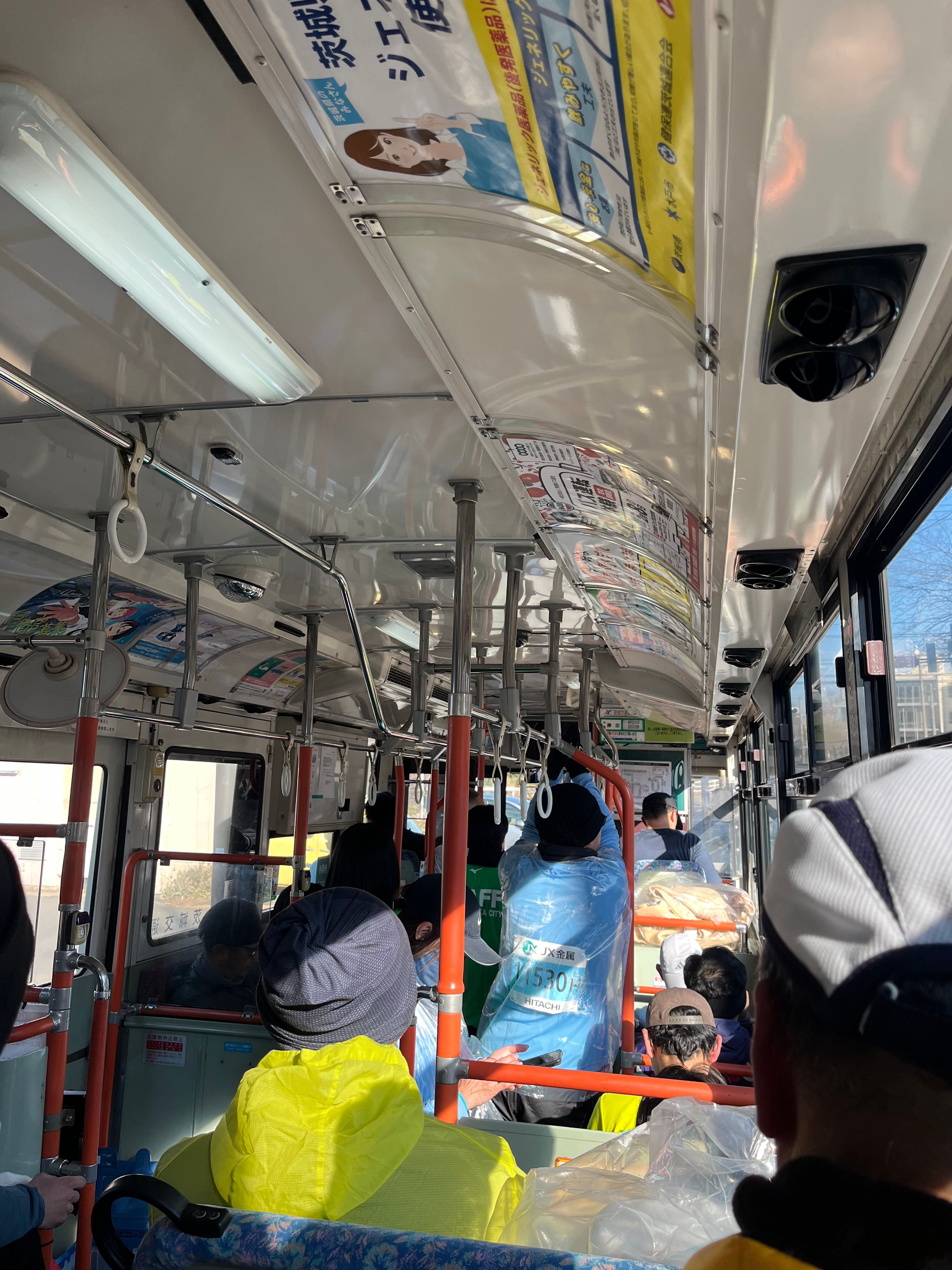 リタイアバスの模様