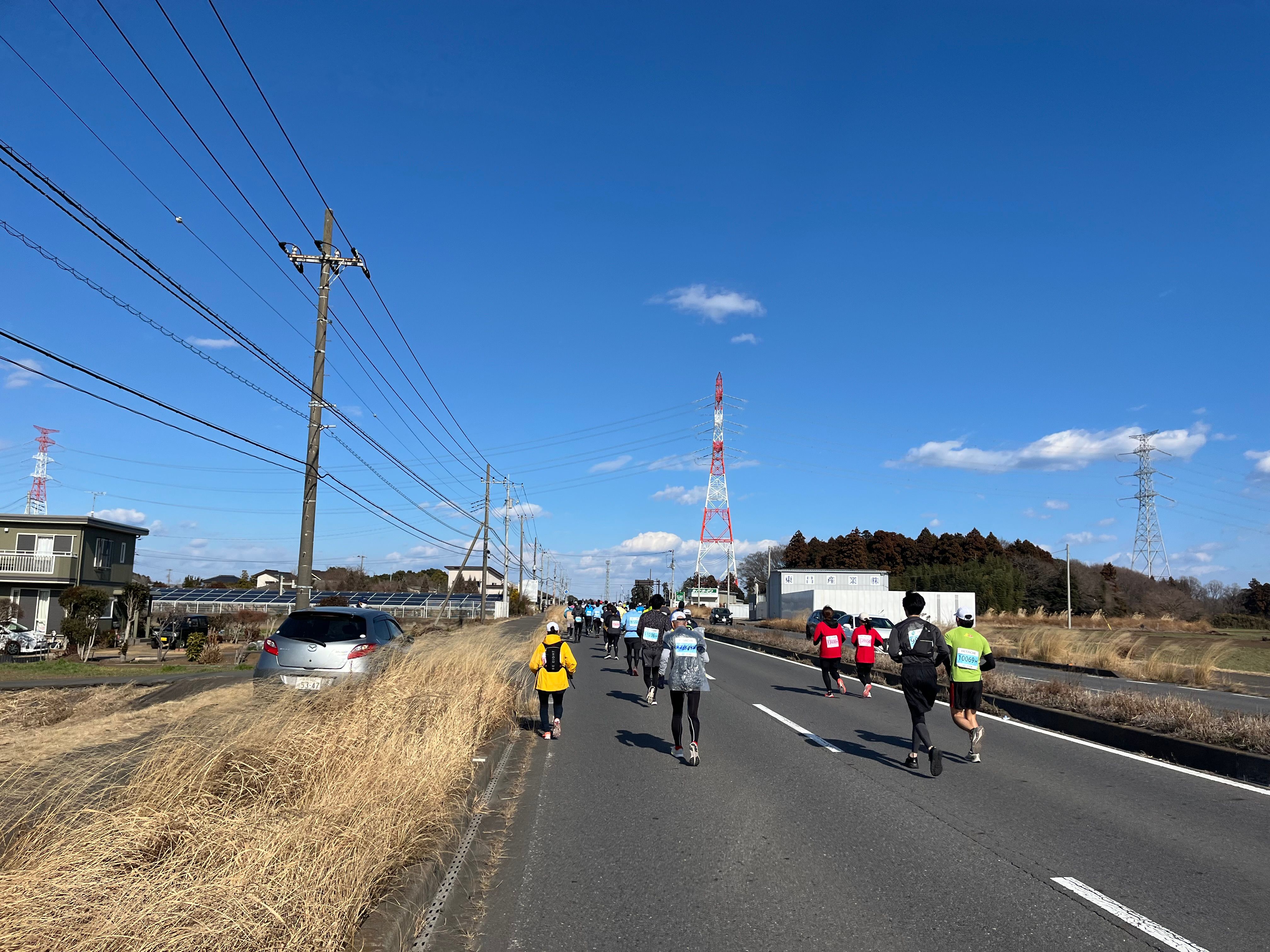 だいぶ後ろなのですが、人はまばら