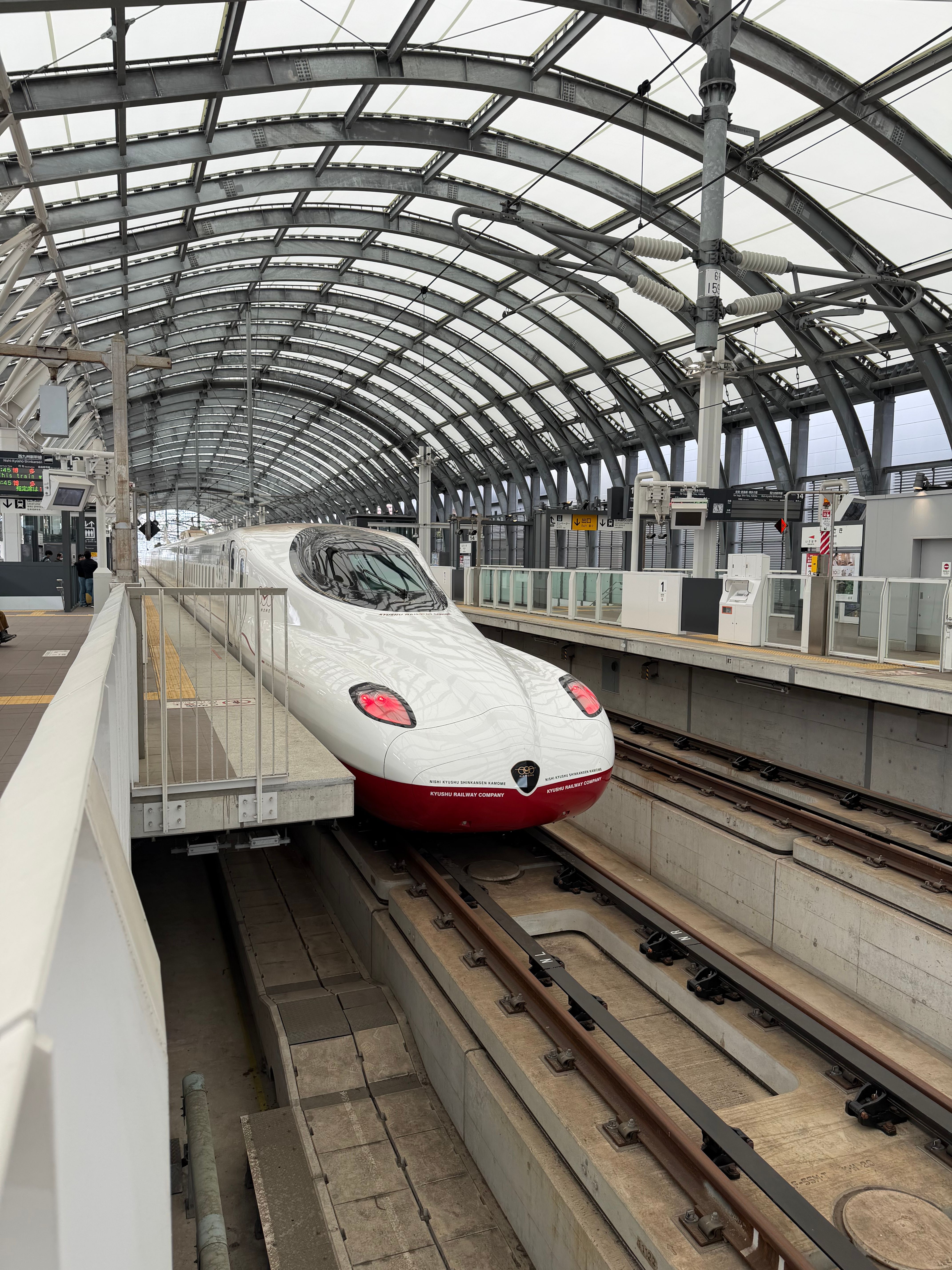 時間に余裕があるので、先頭まで行って写真を撮る