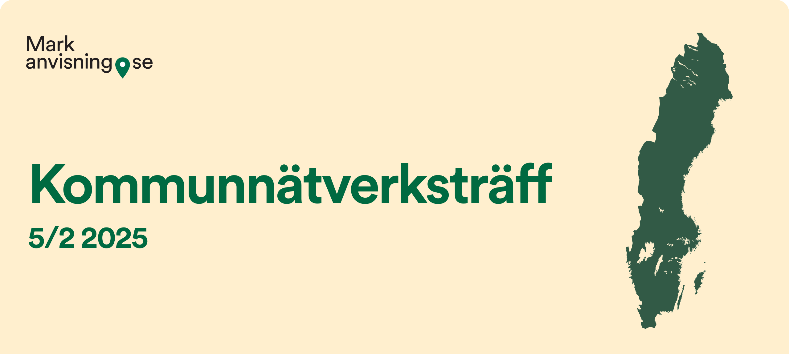 Kommunnätverksträff som hölls femte februari 2025