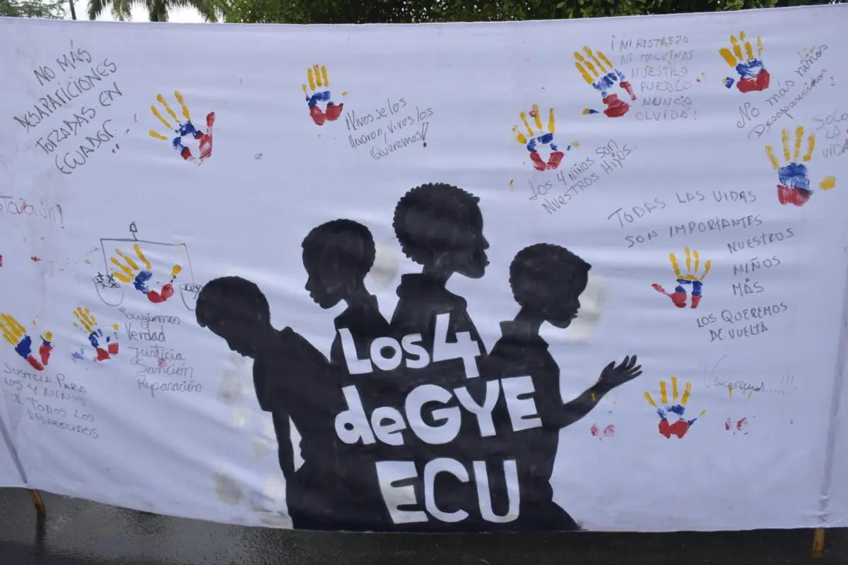 La desaparición de cuatro niños en Ecuador: una ventana a la crisis estatal y de derechos humanos