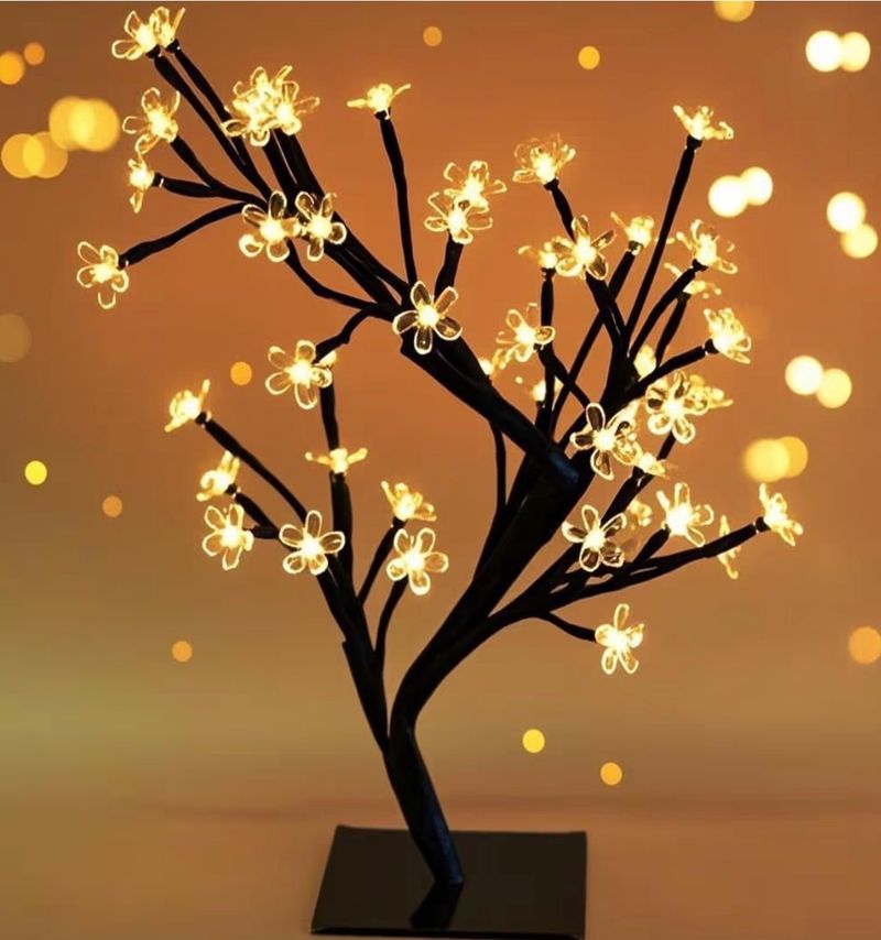 Lighted Cherry Trees