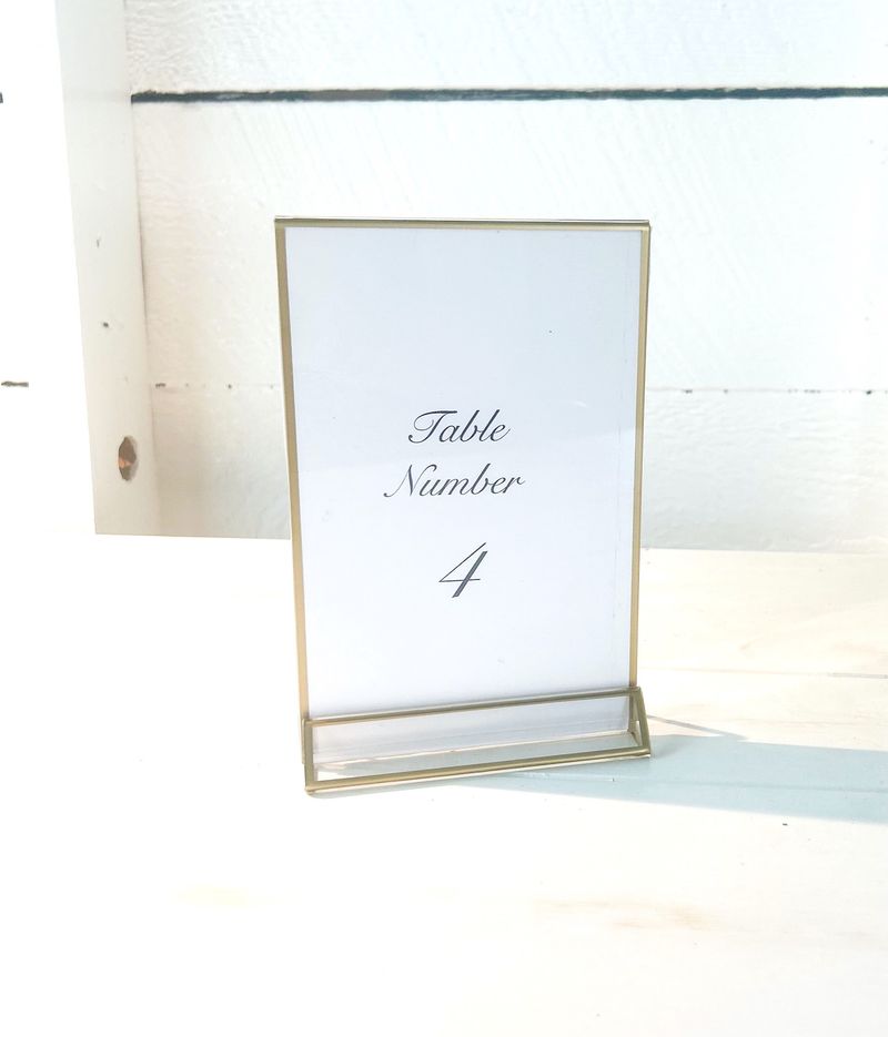 Table Signs