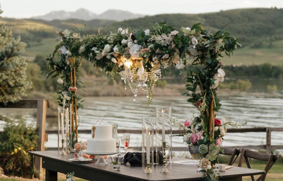 Outdoor Lake Wedding