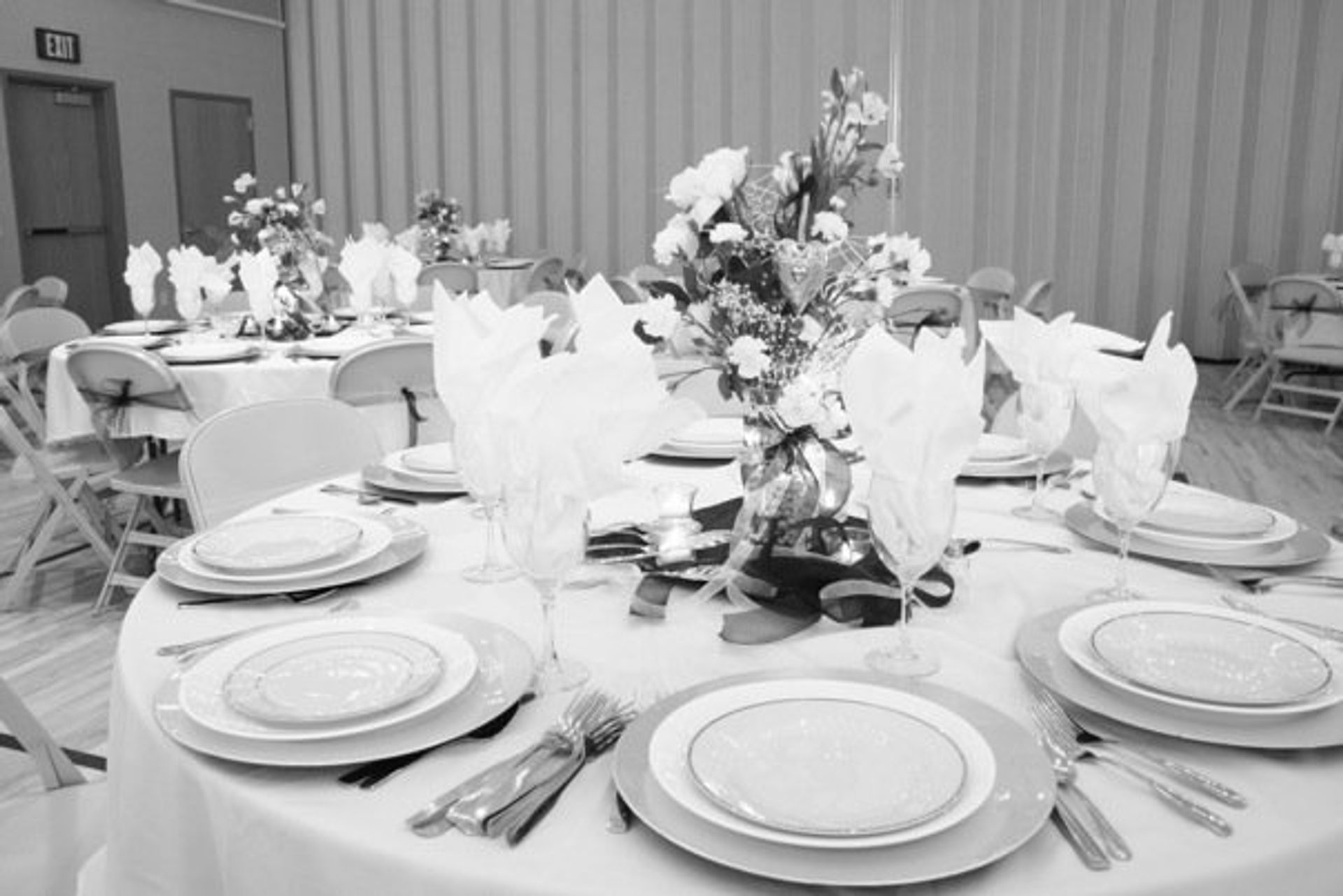 black and white formal