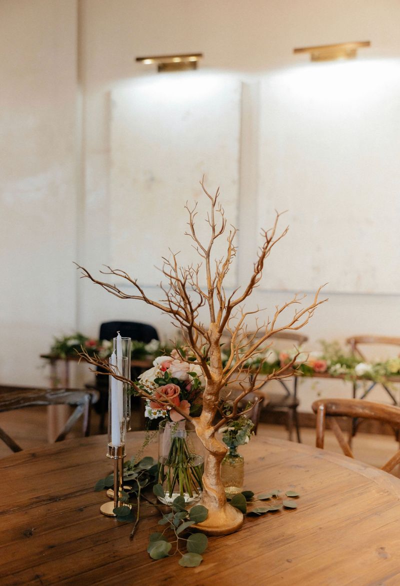 Gold Centerpiece Trees