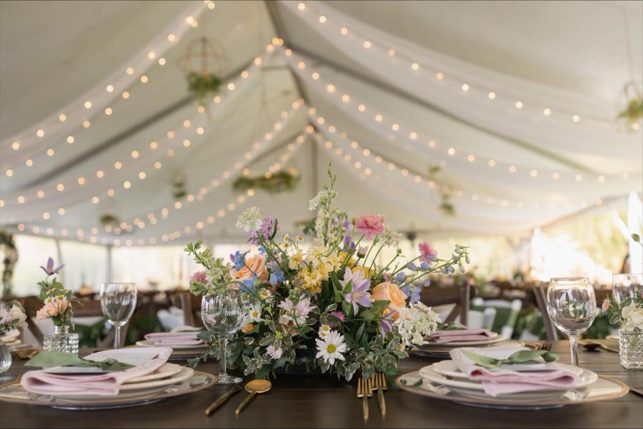 Outdoor Tented Wedding