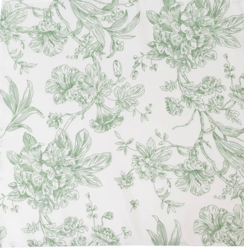 Green Toile Napkin