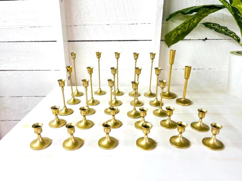 Various candlesticks