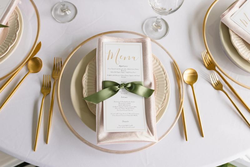 Gold Flatware Set