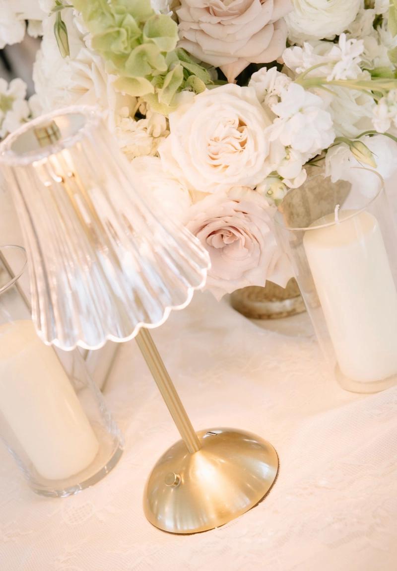 Crystal USB Table Lamp