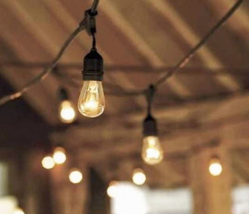 Edison String Lights, 45 ft