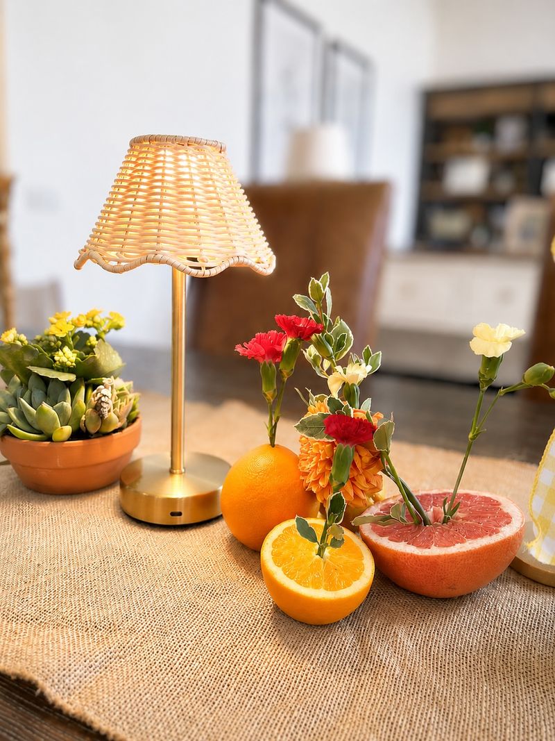 Ratan USB Table Lamps