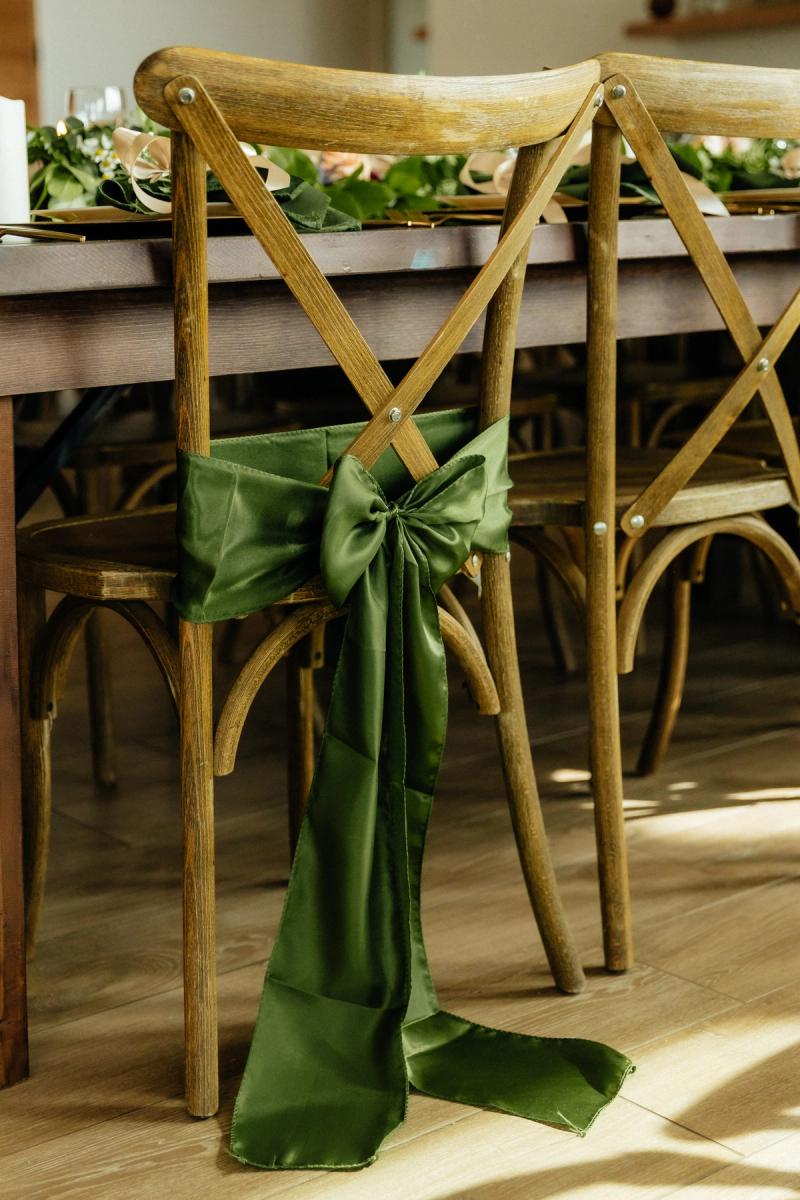 Wood Crossback Chairs