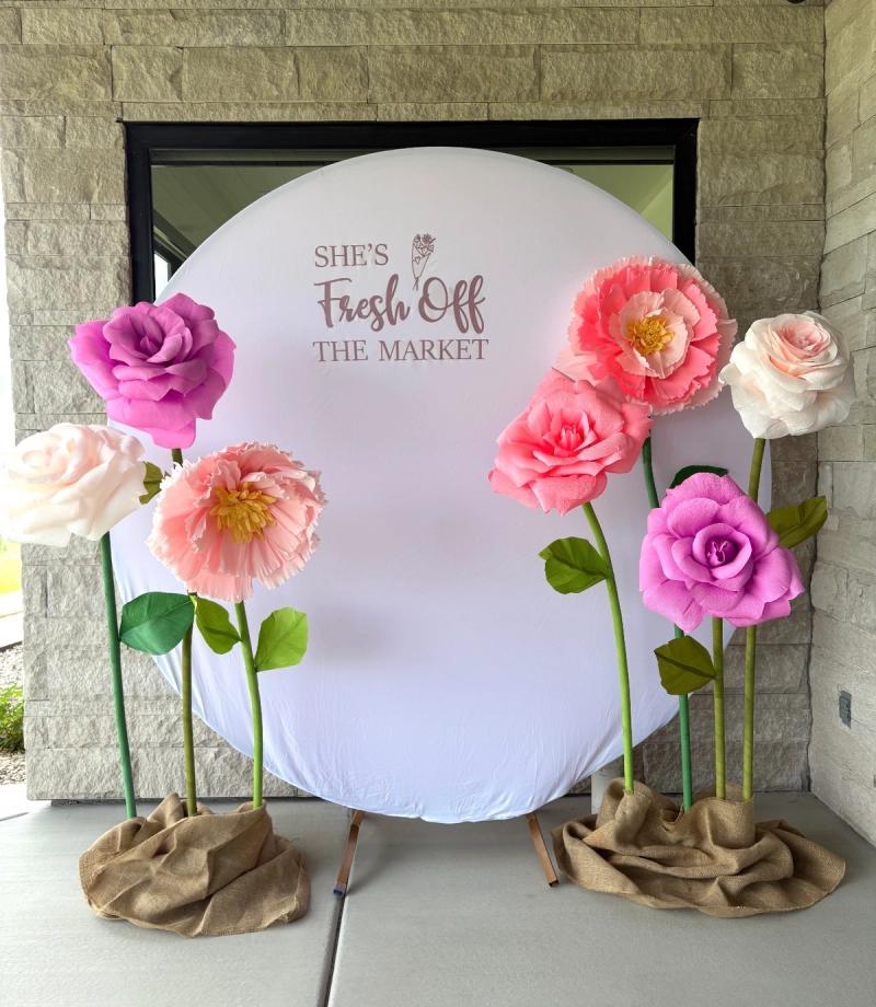 Balloon Arch Frame — Gold Metal Hoop