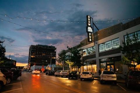 Third Place Concept, Cabin Boys Brewpub, Tulsa Arts District, Downtown Tulsa, Brick Walls, Local Craft Beer, Warm Lighting, Neighborhood Revitalization, Pre Matched Dating, Deep Conversation, Authentic Connection, Lowered Anxiety