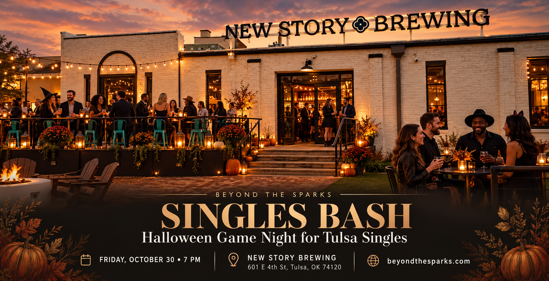 Halloween, new story brewing, bar , dating, Pre Matching Order, Partnership Values, Beyond The Sparks, Tulsa Singles, Relationships study