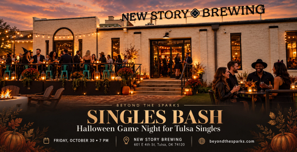 Halloween, new story brewing, bar , dating, Pre Matching Order, Partnership Values, Beyond The Sparks, Tulsa Singles, Relationships study