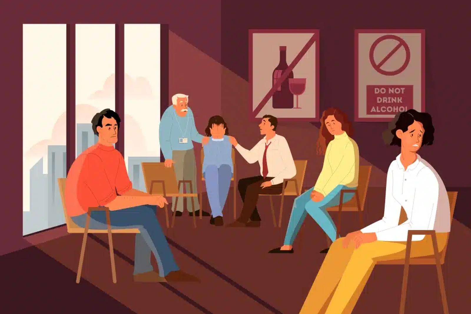 Image illustrating: Alcohol Addiction