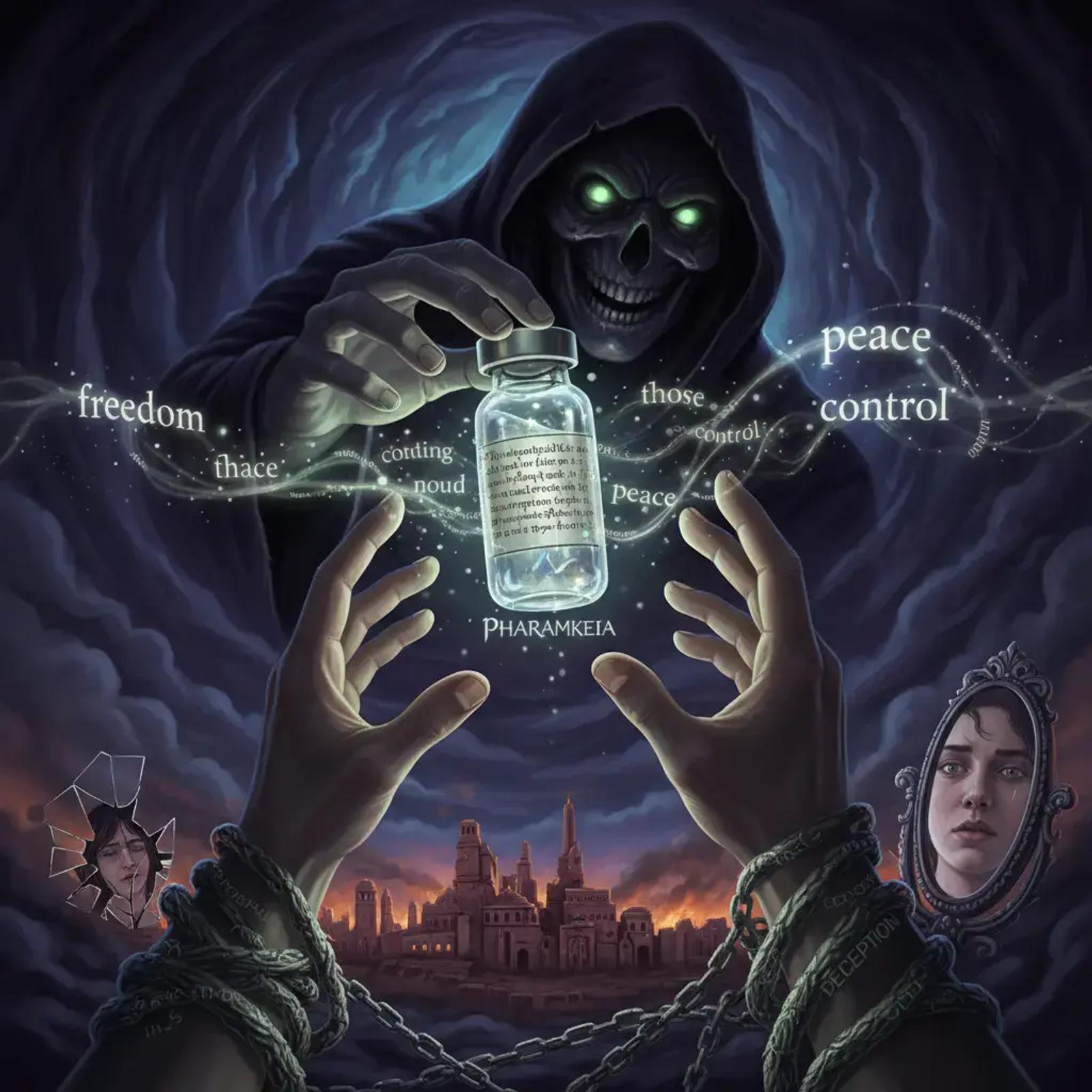 Image illustrating: The Meaning of Pharmakeia: Sorcery, Medicine, or Addiction?