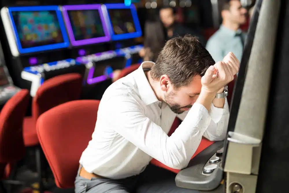 Gambling addict