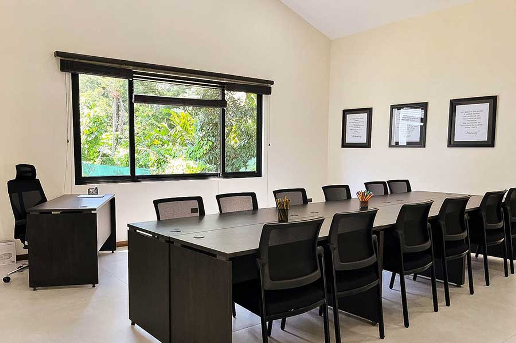 Conference and group session room.