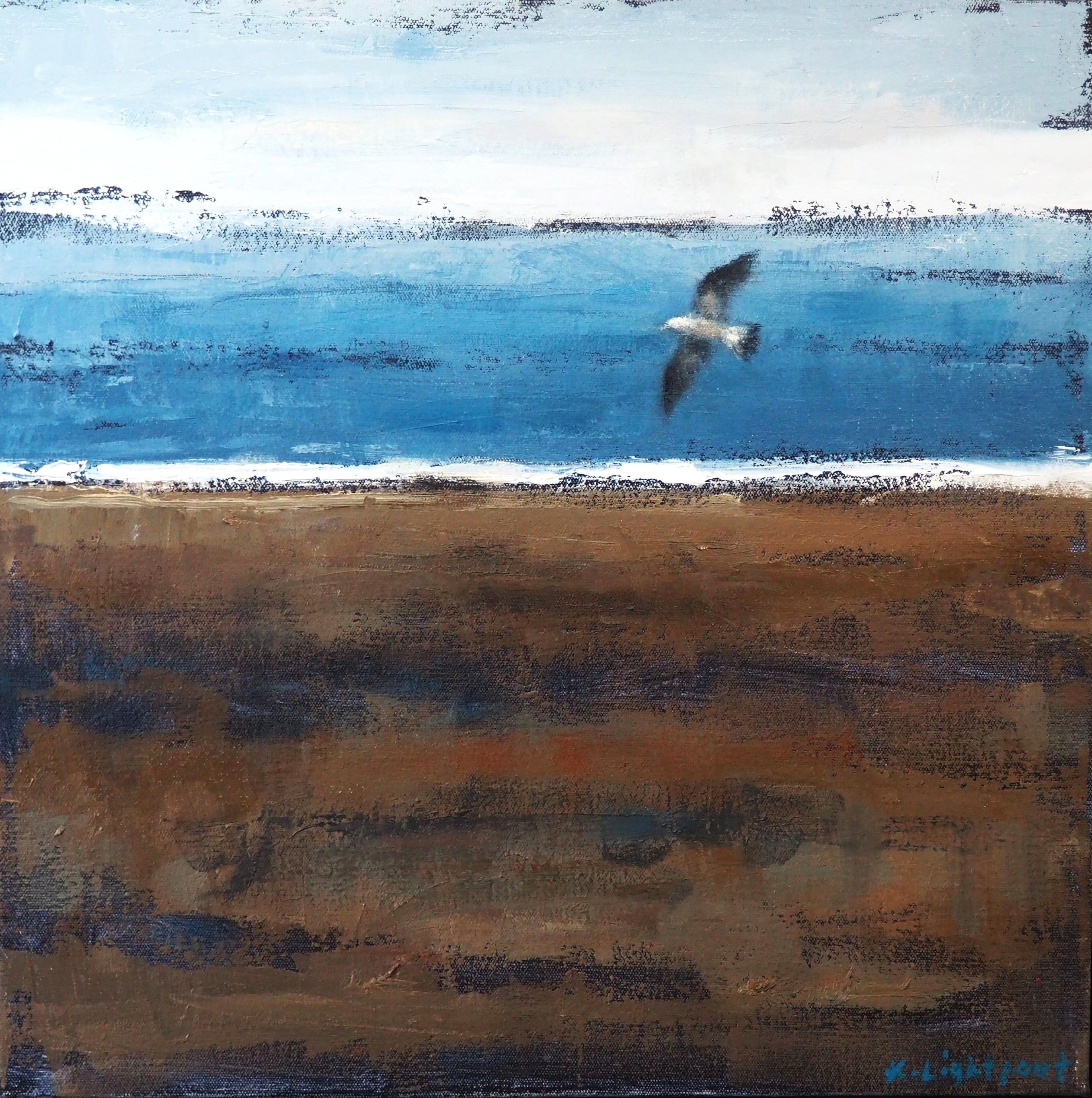 Beach, Sea and Gull 