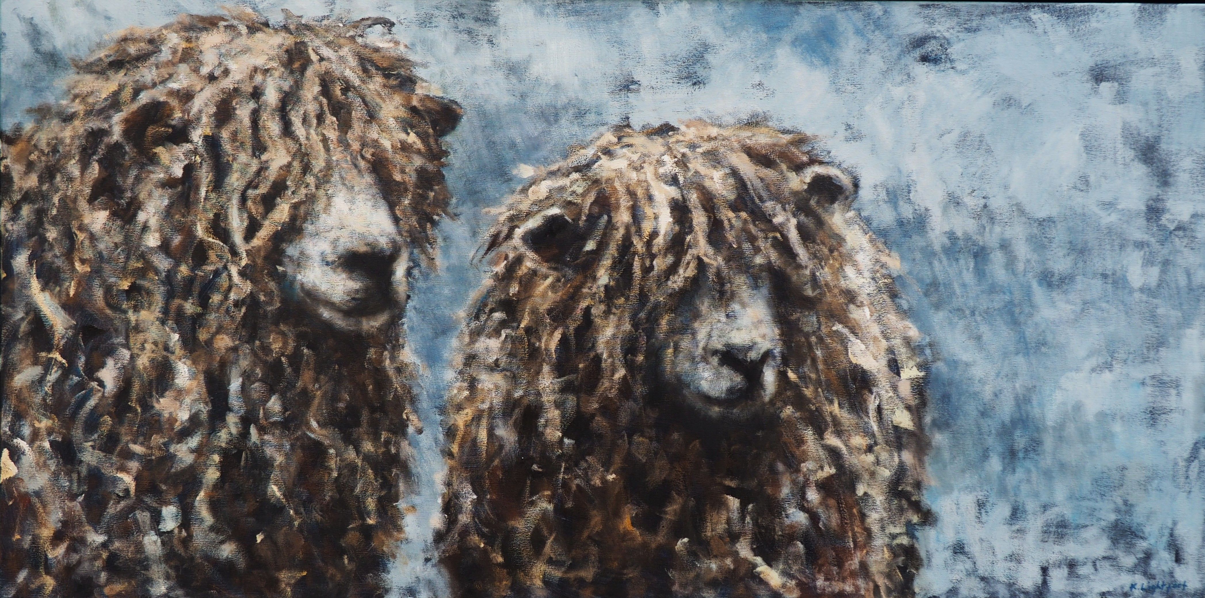 Two Longwools Sheep