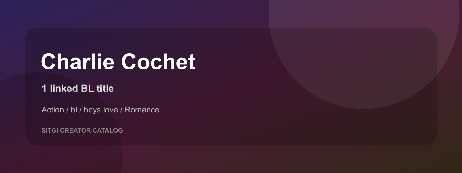 Charlie Cochet cover