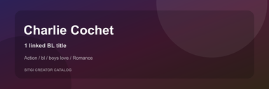 Charlie Cochet cover