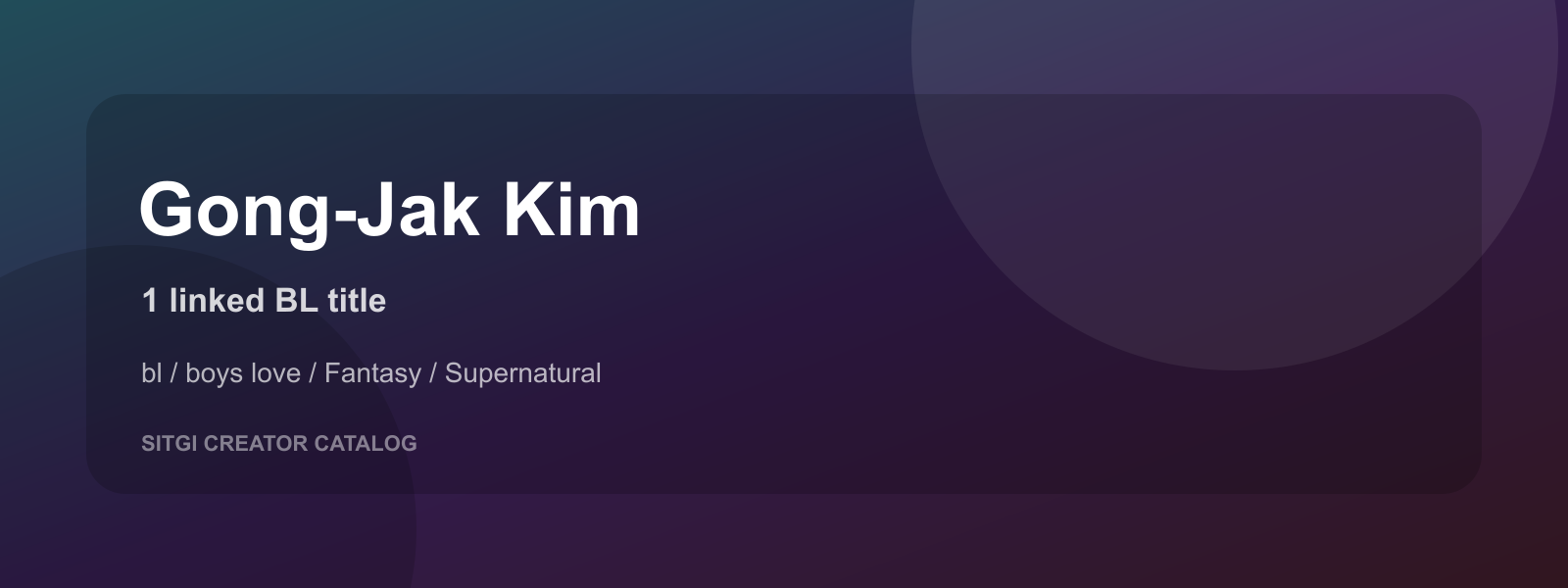 Gong-Jak Kim cover