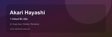 Akari Hayashi cover