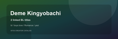 Deme Kingyobachi cover