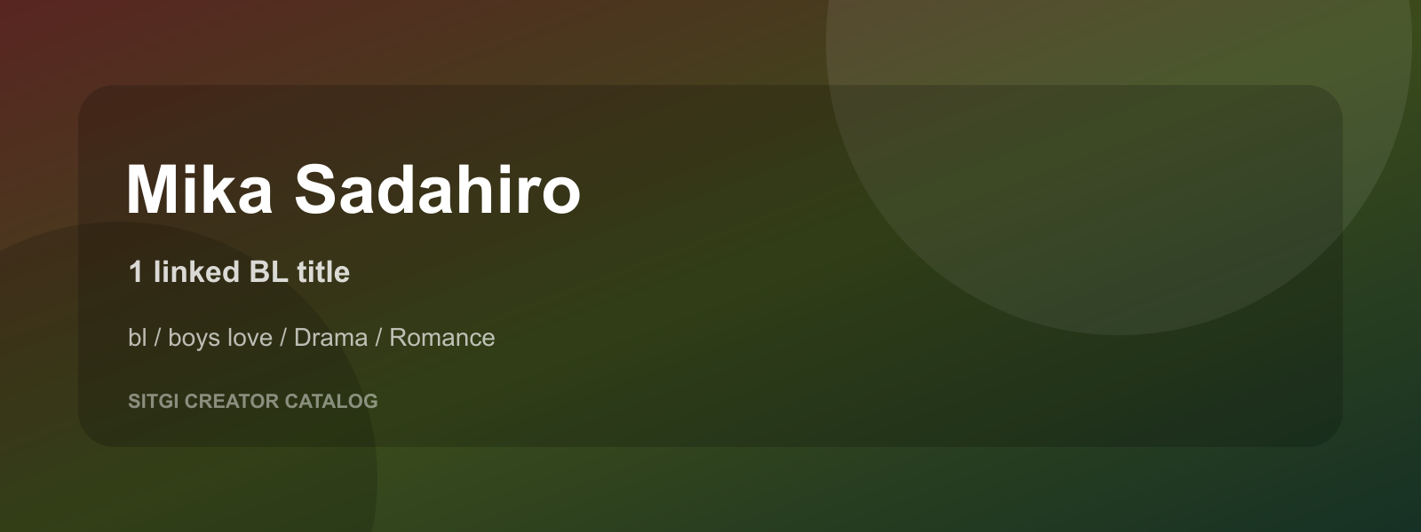Mika Sadahiro cover